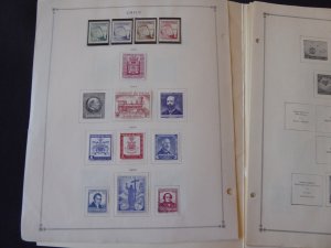 Chile 1949-1980 Mint/Used Stamp Collection on Album Pages