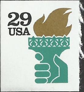 # 2531A MINT NEVER HINGED LIBERTY TORCH    