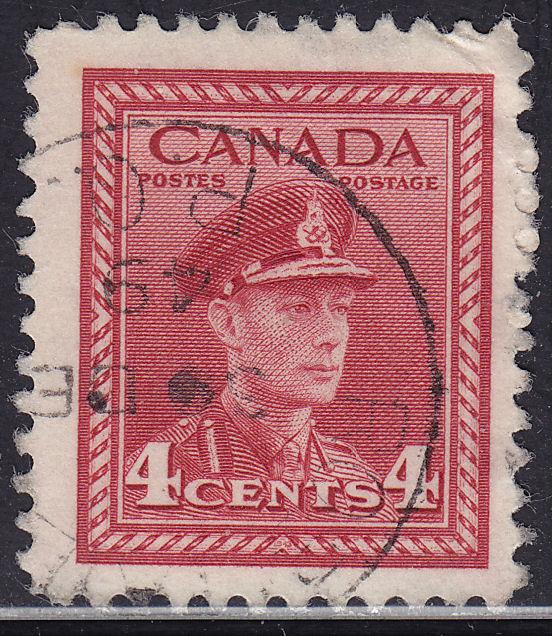 Canada 254 King George VI WWII War 1943