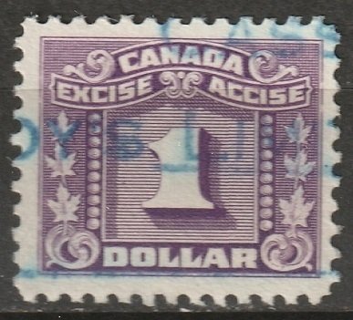 Canada 1934 FX82 revenue excise tax used