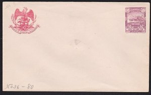 MEXICO Early postal stationery envelope - unused...........................a4646