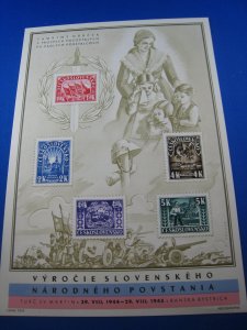 CZECHOSLOVAKIA 1945 - SCOTT #288-292 Noted     MNH