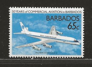 BARBADOS SC# 740    FVF/MNH