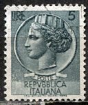 Italy 1953; Sc. # 626;  Used Wmk. 277 Single Stamp