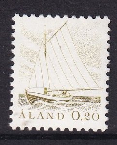 Aland islands   #2  MNH  1984  definitive set  20p sloop  fishing boat