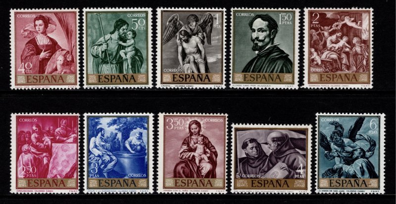 Spain 1969 Stamp Day & Alonso Cano Commem., Set [Mint]