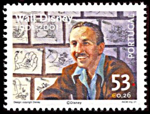 Portugal 2445, MNH, Walt Disney Birth Centennial