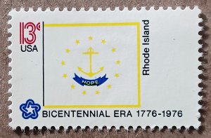 United States #1645 13c Rhode Island State Flag MNG (1976)