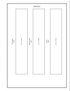 SENEGAL STAMP ALBUM PAGES 1887-2011 (260 PDF digital pages)