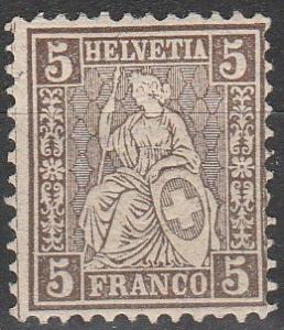 Switzerland #61 F-VF Unused (V598)