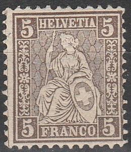 Switzerland #61 F-VF Unused (V598)