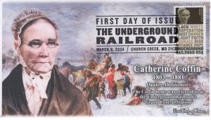 24-072, 2024, The Underground Railroad, First Day Cover, Pictorial Postmark, Cat