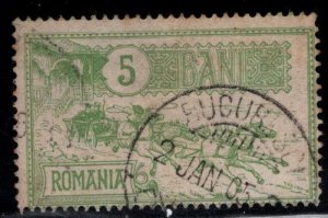 Romania Scott 160 Used 5b From 1903 Mail Coach set