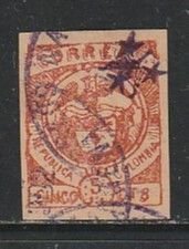 1899 Columbia - Sc 167 - used VF - 1 single - Coat of Arms