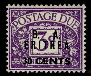 BRITISH OC OF ITALIAN COLONIES GVI SG ED9, 30c on 3d violet, M MINT. Cat £20.