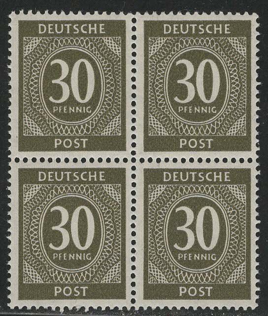 Germany AM Post Scott # 547, mint nh, b/4