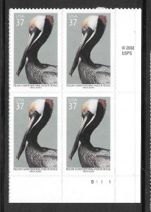 #3774 MNH Plate Block