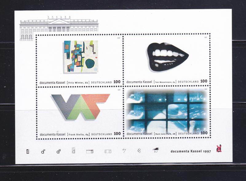 Germany 1971 Set MNH Modern Art