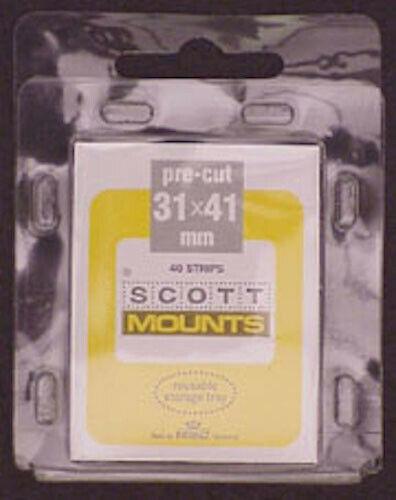 Scott/Prinz US Semi-Jumbo Vertical Stamp Mounts Size: 31x41 Clear #906 C