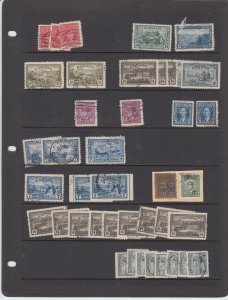 Large collection of OHMS stamps 4 hole 1930's 40's special delivery etc. Canada