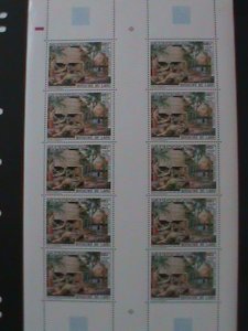 ​LAOS-SC# C86-FAMOUS PAINTING-VILLAGE OUTLET MORNING BY CHAMNAME PRISAYANE