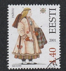 Estonia # 427, Folk Costume, Used