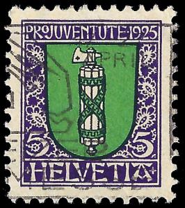 Switzerland 1925 Sc B33-36 uvf Pro Juventute