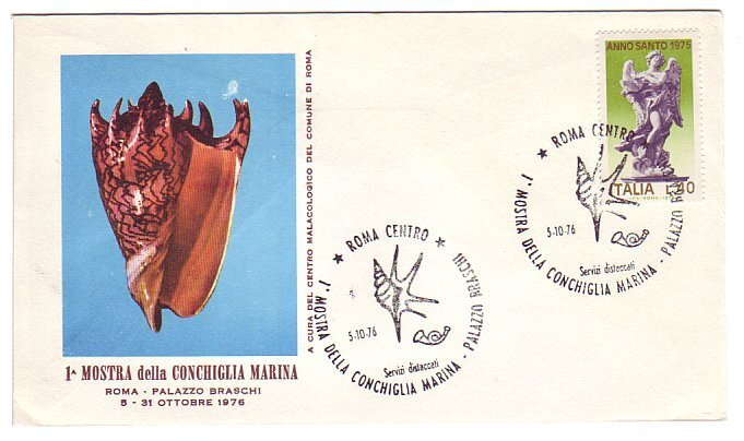 Cover / Postmark Italy 1976 Shell