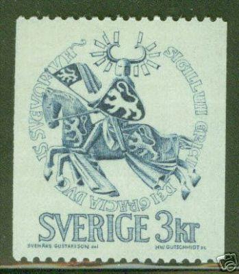 SWEDEN Coil Stamp Scott 753 MH*