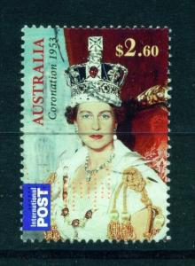 AUSTRALIA  -  2013  Coronation Anniversary  International Post  $2.60  Used a...
