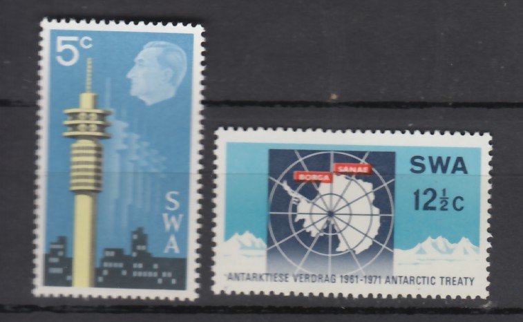 J25924  jlstamps 1971 south west africa set mnh #333-4