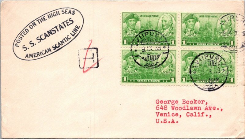 1938 - SS Scanstates - American Scantic Line - F51718