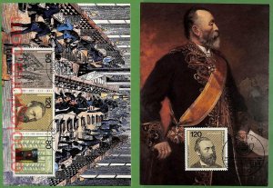 ag7447 - GERMANY - Set of 3 MAXIMUM CARD - 19.06.1984 Photography History-