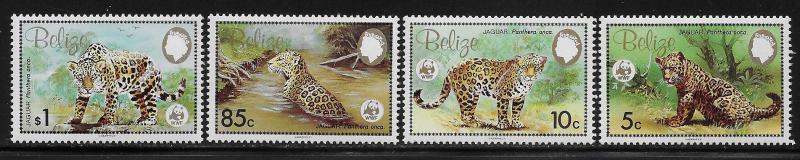 BELIZE SC# 689-92  FVF/MNH 1983