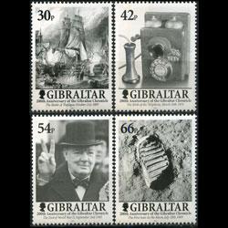 GIBRALTAR 2001 - Scott# 881-4 Chronicle Bicent. Set of 4 NH