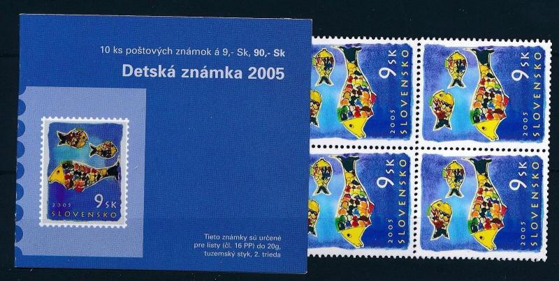 [28188] Slovakia 2005 Marine Life Fish MNH Booklet