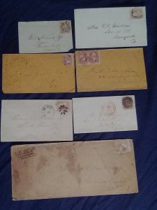 250+ covers! 60: CIVIL WAR &1800's ;WW I,WW II, FDC, first flight,airmail, RPO..