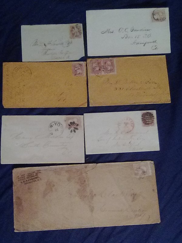 250+ covers! 60: CIVIL WAR &1800's ;WW I,WW II, FDC, first flight,airmail, RPO..