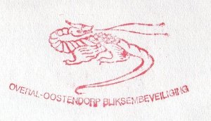 Meter cover Netherlands 1989 Dragon