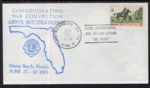 US Lion's Club 59th Annual Convention Miami Beach,FL 1973 Cover