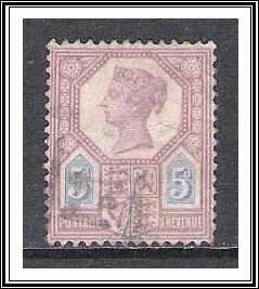 Great Britain #118 Queen Victoria Jubilee Used