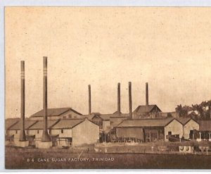 TRINIDAD & TOBAGO Postcard *CANE SUGAR FACTORY* PPC Unused{samwells-covers}PJ120