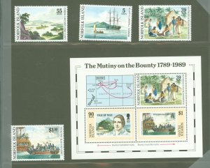 Norfolk Island #452-456  Single (Complete Set)