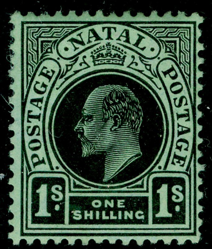 SOUTH AFRICA - Natal SG166, 1s black/green, UNUSED.