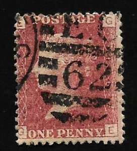 Great Britain 1864 - U - Plate #106 - Scott #33