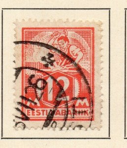 Estonia 1925 Early Issue Fine Used 12m.  230777