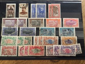 French Colonies mounted mint & used stamps duplication A12952