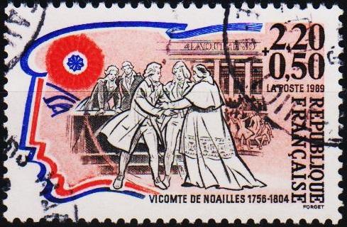 France. 1989 2f20+50c S.G.2865. Fine Used