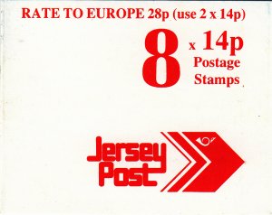 Jersey 1992 £1.12 White Arrow,  Booklet NHM