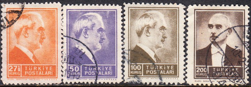Turkey #875-894 Used Set